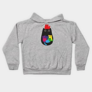 Cat mom Kids Hoodie